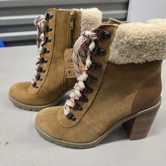 Crevo Joan Leather Ankle Boot sz 8.5 - Picture 1 of 5